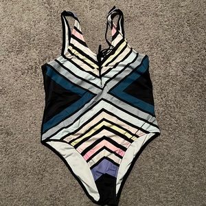 Victoria’s Secret rainbow one piece bathing suit